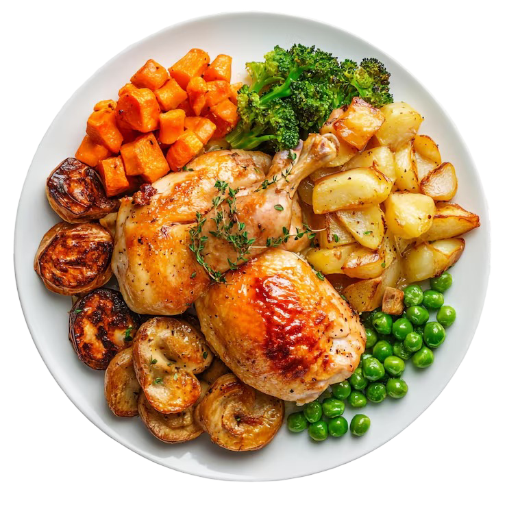 plateau poulet roti delicieux festin 632498 25445 plateau poulet roti delicieux festin 632498 25445
